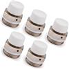 Schläfer - Valvole Sfiato Radiatore 1/2 Pollici (Ø20,9mm) | Valvolina Spurgo Manuale 7042005 per Termosifoni e Scaldasalviette | Sfiato Aria Professionale Termoarredo | Ricambio Universale, Kit 5 Pz.