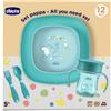 Chicco set pappa 12m+ azzurro - CHICCO - 950055412