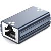 Mepsies Accoppiatore Ethernet 1Gbps, Estensore per Cavo Ethernet, Connettore Accoppiatore RJ45 Gigabit per Estensione Cavi di Rete fino a 100m, Compatibile con Cavi Cat5, Cat5e, Cat6, Cat6A, Cat7, Grigio