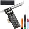 ZHUROUPU PCI Express PCI-E 1X a SSD 12+16 Pin 2013-2017 per MacBook PRO Air A1465 A1466 A1493 A1502 Scheda di conversione, Adattatore per Scheda di conversione unità a Stato Solido