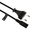 Keple Cavo di alimentazione a 2 pin Figura 8 Cavo Compatibile con Radio Wave BOSE Radio Wave Radio Soundtouch Acoustimass CineMate | Cavo a parete UE (3m)