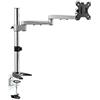 RICOO Supporto monitor scrivania TS1711 Girevole Inclinabile Schermi 13-30 (33-76 cm) Braccio schermo PC Staffa universale VESA 75 x 75 100 x 100