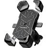 ROCKBROS Supporto Porta Cellulare Bici, Portatelefono per Moto Bicicletta Ebike Monopattino, 360° Rotabile, Blocco Telefono Automaticamente, per Smartphone 4,5"-7,2", Accessori Bici
