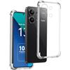 REY Cover in Gel TPU Anti-Shock per XIAOMI REDMI Note 13 PRO 4G - Poco M6 PRO 4G, Morbido Silicone Custodie Protettivo Case, Anti-Scratch, Protettiva Sottile Back Cover