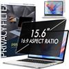 SOPPY - Filtro privacy da 15,6 per computer portatile, formato 16:9, antiriflesso, anti luce blu, pellicola protettiva rimovibile per la privacy per Hp/Dell/Acer/Lenovo/ThinkPad/Asus da 15,6