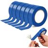 OFFCUP Nastro Isolante, 6 Pezzi Nastro Adesivo Isolante, Elettrico Rotoli, Per Isolare, Riparare e Legare, Ottimo per Elettriche, Automobilistiche e di Attrezzature (Blu)