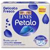 Fater Lines Petalo Blu Notte con Ali Ultrasottile 9 pezzi