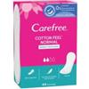 Carefree Cotton Feel Salvaslip senza profumo morbidi traspiranti 44 pezzi