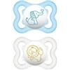 Mam Air Succhietto 2-6 mesi in silicone confezione doppia azzurro