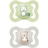 Mam Air Succhietto 2-6 mesi in silicone confezione doppia colore neutro