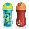 Chicco Tazza Sport Neutra con cannuccia in silicone per bambini dai 18 mesi