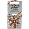 Jordan Te. Ch Sa Rayovac Extra Advanced Batteria Modello 10 per amplificatore acustico 6 pezzi
