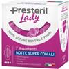 Corman Lady Presteril Assorbenti in cotone Notte Super con Ali 7 Pezzi