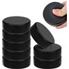 XIHIRCD 8pz Dischi da Hockey su Ghiaccio, 7,5cm Diametro Dischi Hockey in Schiuma con 2,5cm Spessore Leggeri Attrezzatura da Hockey per Pratica e Allenamento Classico Indoor Buona Elasticità (Nero)