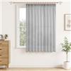 MRTREES Tende Soggiorno Tenda 200x160cm (LxA) Finestra Tende Salotto Tenda Grigio per Salotto Eleganti Moderne 1 Pezzi Trasparenti per Interni con Passanti nascosti Tende di Organza
