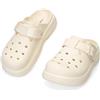 JOMIX Zoccoli Donna Sabot Estivi Ciabatte Gomma Eva Giardino Sanitari Platform Clog Comode Leggere (WEG260113, Rosa, 40/41 EU)