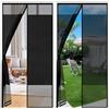 Sekey Zanzariera Magnetica Porta Protezione della Privacy, 80x200 cm, Tenda Magnetica Zanzariera Porta per Balcone, Non Serve Forare, Nero
