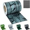 tectake® Rotolo Recinzione PVC 19 cm, Clip Montaggio, Resistente UV, Facile Installazione, Protezione Intemperie, Antistrappo, Frangivista Balcone, Paravento da Esterno - 70 m, Ardesia