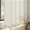 Topfinel Tende In Lino Per Camera Da Letto, Tende Moderne Per Soggiorno, Tenda Semitrasparente Con Nastro Arricciato, Beige Naturale, 140 x 225 cm (LxA), Tenda Per Sistema a Binario, Set Da 2