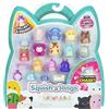 Squish-a-longs Confezione da 14 - Serie 2, Wave 2 - (14) Mini-Squish da 2,5 cm con (4) Accessori, (1) Attacco ad anello e (1) Guida per collezionisti - Collezione, Commercio e Gioca