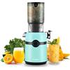 Fretta Estrattore frutta e verdura, apertura 108MM e capacità di 1L estrattore di succo, 200W centrifuga Lenta, 99% nutrienti preservati, senza BPA, facile da smontare e pulire