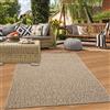 Teppich-Traum Tappeto chic per esterni in sisal per balcone, patio e giardino Dimensioni - 140 x 200 cm