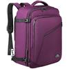 MATEIN Zaino 40X30X20 per Wizzair Espandibile Zaino da Viaggio Aereo Bagaglio a Mano Borsa da Cabina 30L Zaini Casual per Donna Uomo Multitasche Travel Bag per Campeggio Università Ufficio, Viola