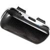 CDDCWZ Portaocchiali per Visiera Auto, Soporte Portátil para Lentes De sol, Soporte para Gafas De sol para Coche con Acolchado De Fieltro, per Appendere Occhiali da Vista(Fibra di Carbonio)