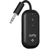 Twelve South AirFly Pro 2 - Adattatore Bluetooth per aereo, coppia 2 AirPods o cuffie wireless - Trasmettitore e ricevitore Bluetooth AUX da 3,5 mm per auto, barche, tapis roulant, TV, accessori essenziali da