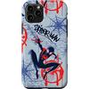 Marvel Spider-Man Into the Spider-Verse Stampa Graffiti Custodia per iPhone 11 Pro