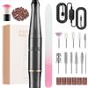 Carehabi Fresa per Unghie 23000 RPM Fresa per Unghie Professionale 11 in 1 Lima Elettrica per Unghie Portatile kit Manicure e Pedicure Elettrico Velocità Regolabile per Manicure e Pedicure