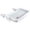 hauck Alpha Tray Bianco Vassoio Pappa 3in1 per Seggiolone Alpha e Beta con Riduttore
