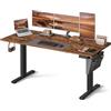 SONGMICS Scrivania Regolabile in Altezza Elettrica 160 x 70 cm Scrivania Elettrica Tavolo