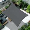 Cool Area Vela Ombreggiante Impermeabile 2x4m Rettangolare,Antracite | Tenda a Vela Protezione 95% Raggi UV,Tenda da Sole per Giardino Esterno Terrazza