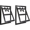 Windhager, 03333 Gattaiola Con Easyclip di montaggio, telaio per protezione dagli insetti, Nero, bloccanile, 20 x 25 cm (Confezione da 2)