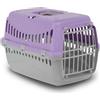 MP Bergamo - Cestino da Trasporto Gipsy 50 Porta in plastica per Gatti, 5 kg, Colore: LILLA