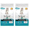 Schesir, Cibo Secco per Cani Adulti di Taglia Media Linea Mantenimento al Gusto Pesce Crocchette - Sacco da 3 kg (Confezione da 2)