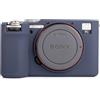 MUZIRI KINOKOO Custodia in silicone per Sony A7C II/Alpha 7C II/A7CM2/A7C2 fotocamera, ultra sottile in gomma morbida, custodia protettiva per Sony A7C II fotocamera - Blu