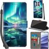 Haninsuze Cover per Xiaomi Redmi Note 14 Pro/Note 14 Pro Plus 5G Custodia Cover Pelle Libro Portafoglio con Porta Carte Magnetica Protezione Antiurto Cuoio Flip Case Custodia, artico