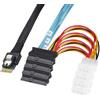 ChenYang CY SFF-8654 4i 38Pin Slimline SAS 4.0 Host a 4 SAS 29Pin SFF-8654 - Cavo per disco fisso Fanout RAID
