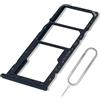 ExtKry Porta SIM per Samsung Galaxy A22 5G Slot SIM qualità Originale Vassoio SIM con Pin della Scheda (Nero)