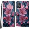 Haninsuze Cover per Xiaomi Redmi Note 11 Pro/Note 12 Pro 4G, Custodia Interno TPU Antiurto Portafoglio con Disegni [schede Fessura] [Supporto Stand] Cover Libro in PU Pelle (Fiore di pesco)