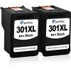 SavFinto 301XL Cartucce di ricambio per HP 301 XL compatibili con HP Deskjet 1010 1050 1510 1512 2050 2050A 2510 2540 3050 Envy 4500 4502 4503 5530 Officejet 2620 4630 4632