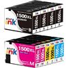 st@r ink Starink Cartucce Compatibile con Canon PGI-1500 PGI-1500XL 1500XL per Stampanti Canon Maxify MB2350 MB2750 MB2150 MB2755 MB2155 MB2050 MB2300 (4 Nero, 2 Ciano, 2 Magenta, 2 Giallo)