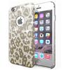 NALIA Custodia compatibile con iPhone 6 6S, Glitter Leopardo Copertura in Silicone Protezione Sottile Cellulare, Slim Gel Cover Case Protettiva Scintillio Telefono Bumper - Argento Verde