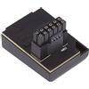 cablecc Adattatore PCI-E 5.0 ATX3.0 da maschio a femmina, 12 VHPWR, estensione modulare ad angolo di 90 gradi, per scheda grafica 3080 3090TI PSU 16Pin 12+4P