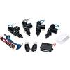 Shkalacar Chiusura Centralizzata Auto, Kit Telecomando Universale per Auto 12V Sistema di Allarme Chiusura Senza Chiave con 2 Tronchi di Telecomandi Pop
