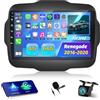 ETLFUCyber 2G+64G Android Autoradio per Jeep Renegade 2016-2020, 9 pollici Touch Screen Stereo, Wireless Carplay e Android Auto/GPS/Wi-Fi/Bluetooth/EQ/FM RDS Radio