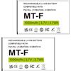 FLSTOR 2 batterie di ricambio 1000 mAh 3,7 V agli ioni di litio per AVM Fritz!Fon | Compatibile con originale 312BAT006 312BAT016 312BAT006CS-FVM446CL