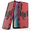 MaiJin LuluMain Compatibile con Realme XT, X2 Cover, Custodia Armor Anello Cavalletto (Funziona con Il Supporto Magnetico per Auto) Case Paraurti per Oppo Realme XT, Realme X2 (Rosso)
